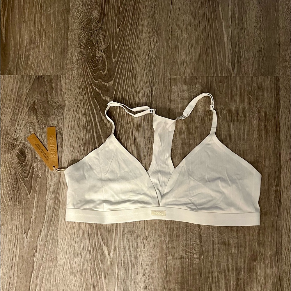 Skims Triangle Bralette - Marble